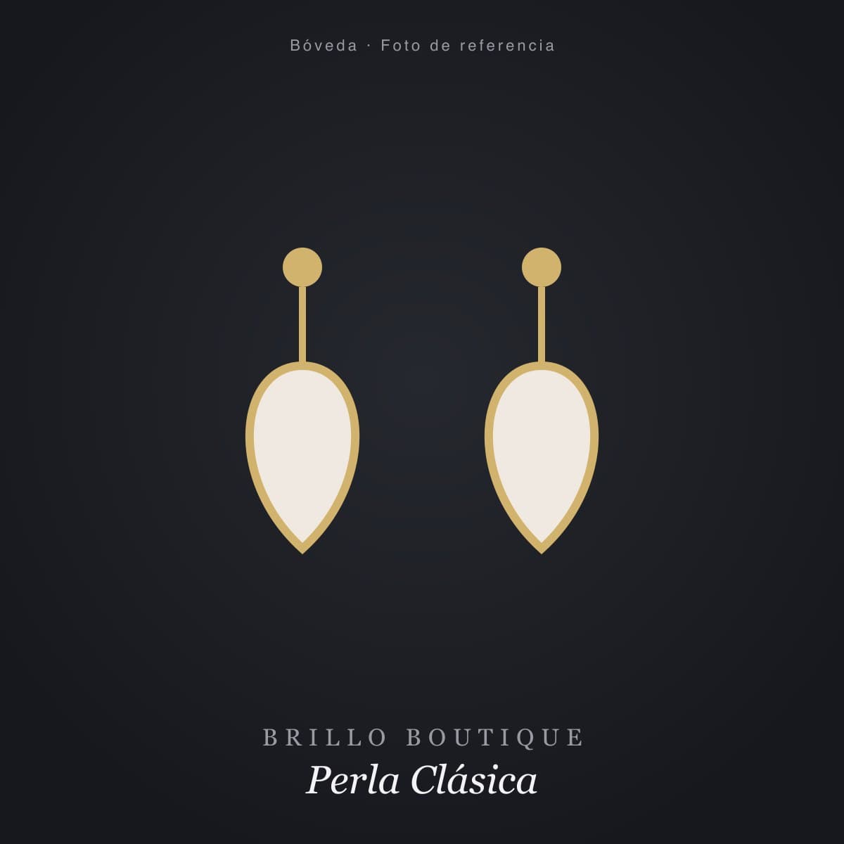 Aretes de perla y diamante oro amarillo 14K